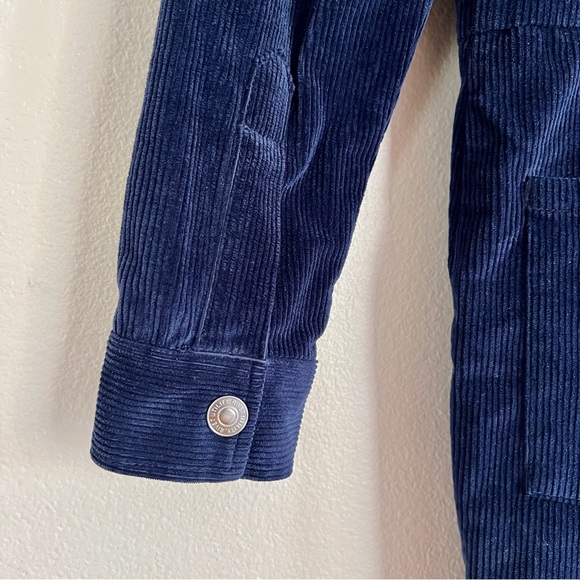 RIVET UTILITY Bigwig Corduroy Jumpsuit in Navy Blue - Picture 13 of 14